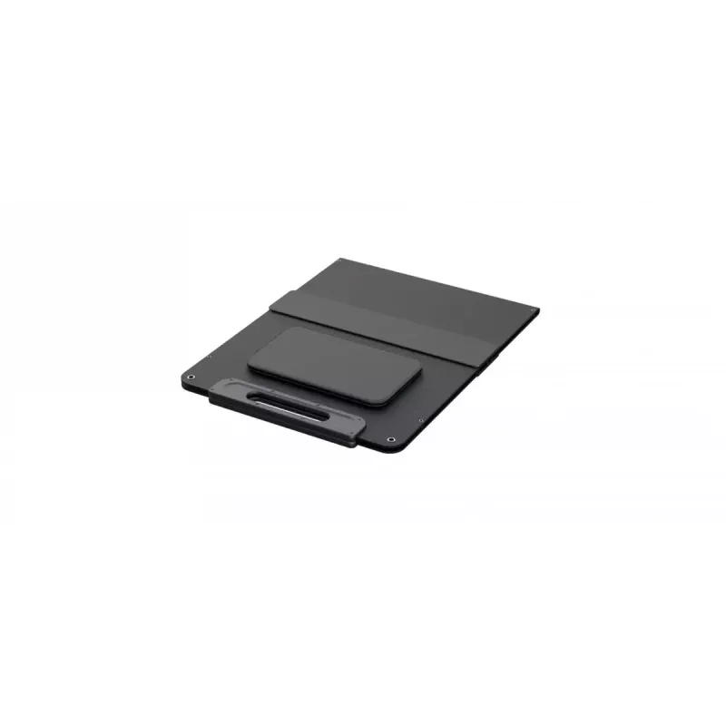 Painel solar Ninebot SP 100 — 100 W (400 W de pico), USB, montagem no solo, 1400×32×540 mm, Preto