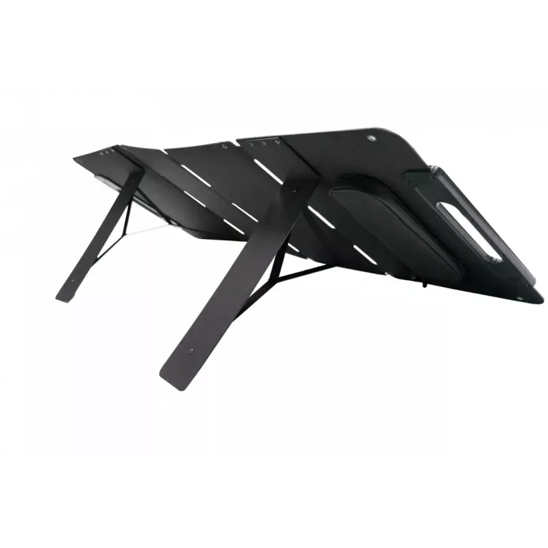 Painel solar Ninebot SP 100 — 100 W (400 W de pico), USB, montagem no solo, 1400×32×540 mm, Preto