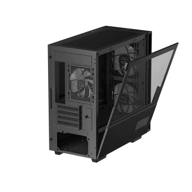 DeepCool CH360 DIGITAL R-CH360-BKAPE3D-G-1 caixa de PC Micro Tower, micro ATX/Mini-ITX, vidro temperado, preta