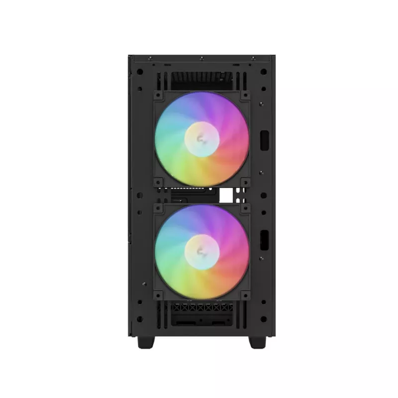 DeepCool CH360 DIGITAL R-CH360-BKAPE3D-G-1 caixa de PC Micro Tower, micro ATX/Mini-ITX, vidro temperado, preta