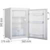 Frigorífico combinado Gorenje RB492PW de instalação livre 119 L Branco