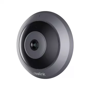 Câmara de segurança IP Reolink Fisheye P520 6MP Dome, 2560×2560, 180° Fisheye, PoE/DC, microSD até 256 GB