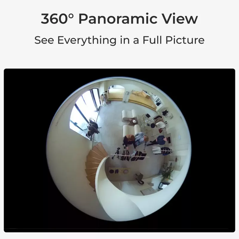 Câmara de vigilância IP Reolink W520 6MP Interior vista 360°, 2560×2560, H.265, Wi‑Fi e Ethernet