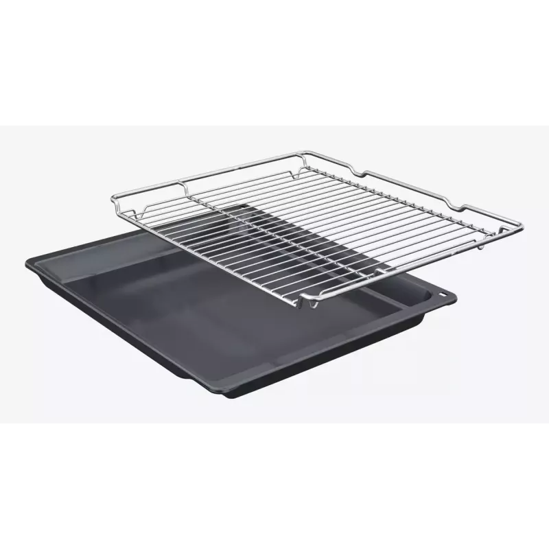 Forno de encastrar Bosch Serie 8 HBG7721B1 — elétrico, 71 L, autolimpeza por pirólise, controlo tátil, Wi‑Fi, lâmpada de halogéneo, preto