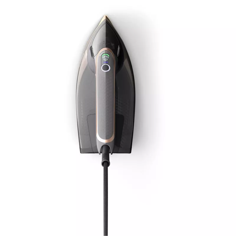 Ferro de engomar Philips DST8041/80 Ferro a vapor sola SteamGlide Elite 3000 W preto