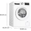 Máquina de lavar roupa Bosch WGG244ZMSN, carga frontal 9 kg, classe de eficiência energética A