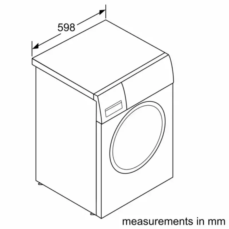 Máquina de lavar roupa Bosch WGG244ZMSN, carga frontal 9 kg, classe de eficiência energética A