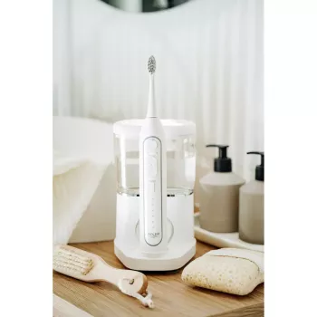 Escova de dentes Adler 2-em-1 fio dental elétrico Sonic Brush AD 2180w