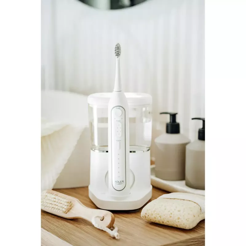 Escova de dentes Adler 2-em-1 fio dental elétrico Sonic Brush AD 2180w