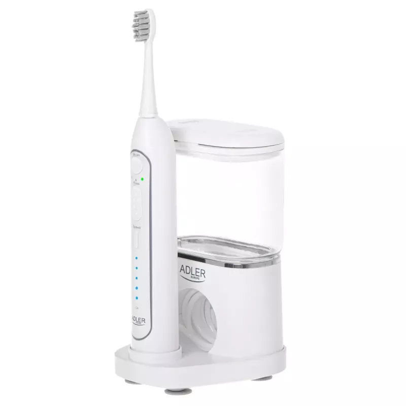Escova de dentes Adler 2-em-1 fio dental elétrico Sonic Brush AD 2180w