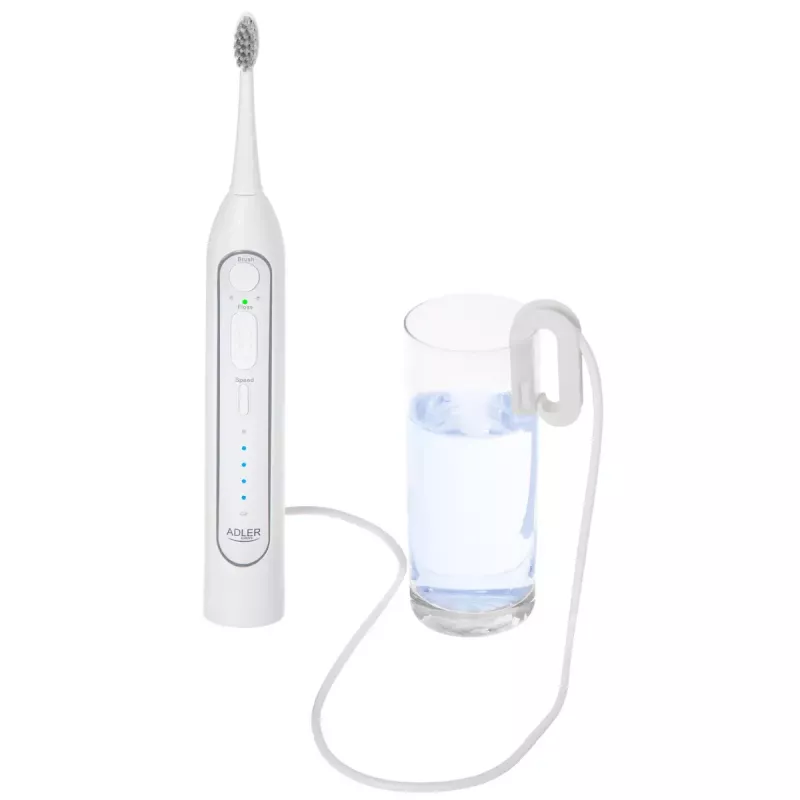 Escova de dentes Adler 2-em-1 fio dental elétrico Sonic Brush AD 2180w