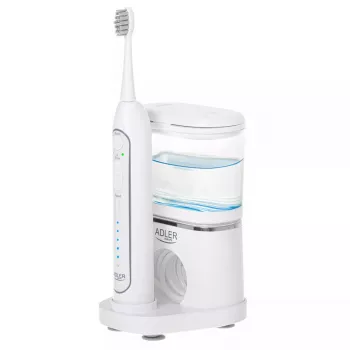 Escova de dentes Adler 2-em-1 fio dental elétrico Sonic Brush AD 2180w
