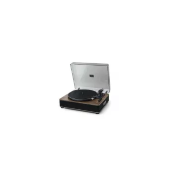 Gira-discos Muse MT-107 BTO — gira-discos automático com 2 altifalantes, 33/45 rpm, 10 W RMS, entrada para auscultadores de 2,5 mm