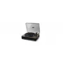 Muse MT-107 BTO gira-discos sistema estéreo com saída Bluetooth, 2x5 W, 33/45 rpm, cápsula Audio-Technica, preto/castanho