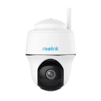 Câmara de vigilância IP Reolink Argus Series B430 — 5 MP, sem fios, bateria/solar 6000 mAh, dome, interior/exterior, PIR, rotação 355°, inclinação 140°