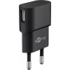 Carregador de interior GOOBAY 45298 — USB universal 5V 1m, AC 100–240V, 5 W, preto