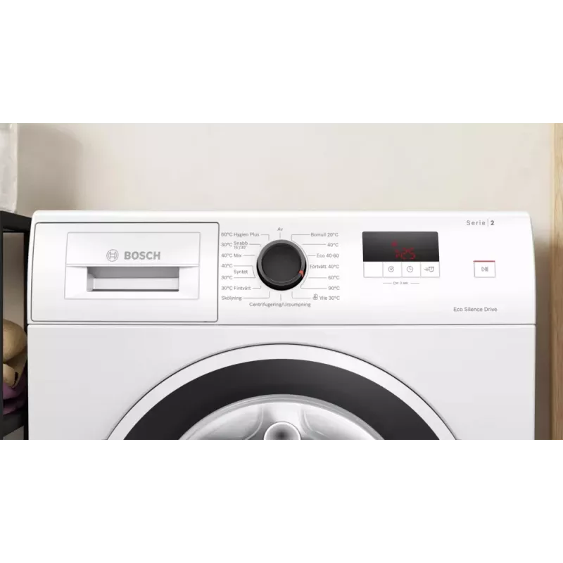 Máquina de lavar roupa Bosch Serie 2 WGE0240ASN carga frontal 7 kg 1351 rpm branco