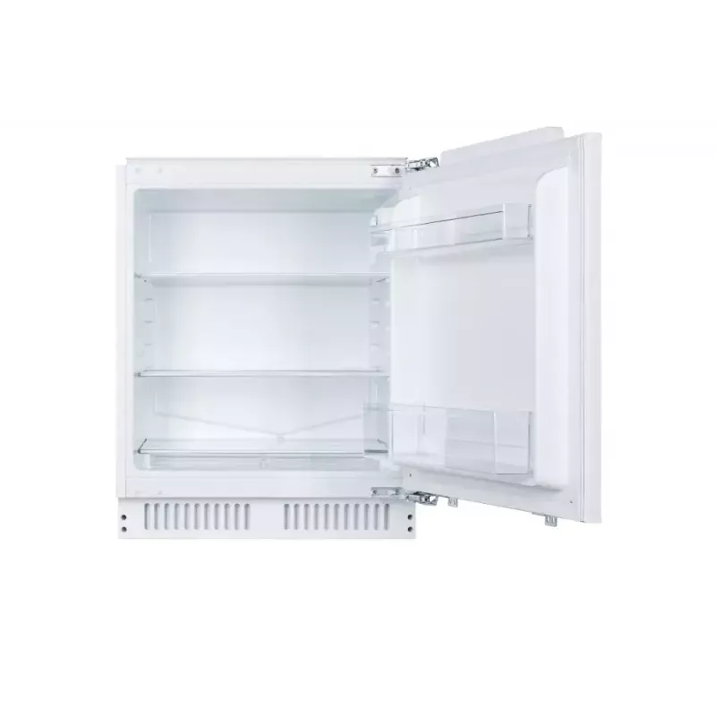 Frigorífico encastrável CANDY CMLS68EW — 135 L líquidos, refrigeração estática, termostato rotativo, porta com abertura à direita, 39 dB, classe energética E