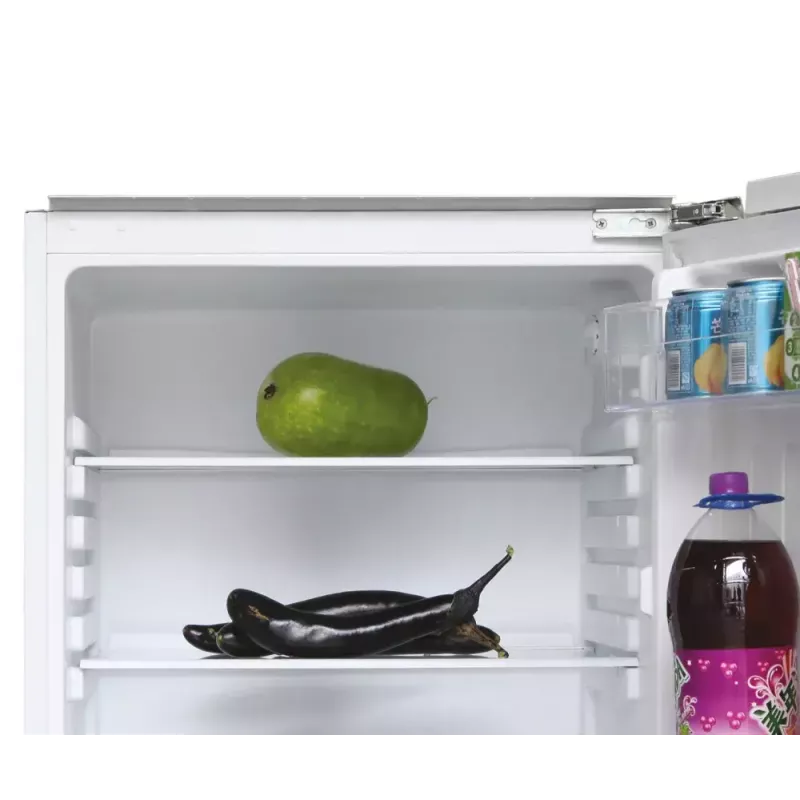 Frigorífico encastrável CANDY CMLS68EW — 135 L líquidos, refrigeração estática, termostato rotativo, porta com abertura à direita, 39 dB, classe energética E