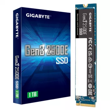 SSD GIGABYTE Gen3 2500E 1 TB M.2 PCI Express 3.0 NVMe 3D NAND