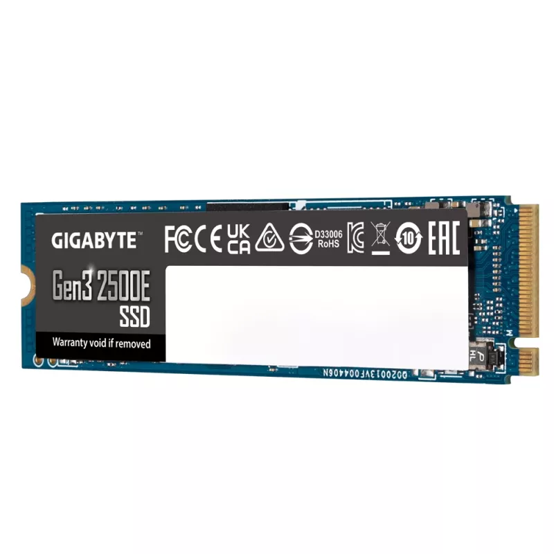 SSD GIGABYTE Gen3 2500E 1 TB M.2 PCI Express 3.0 NVMe 3D NAND