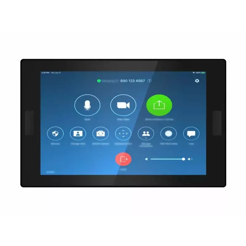 Controlador de conferência Lenovo ThinkSmart 12QL0004MT para Zoom, dispositivo compacto preto para controlo de reuniões