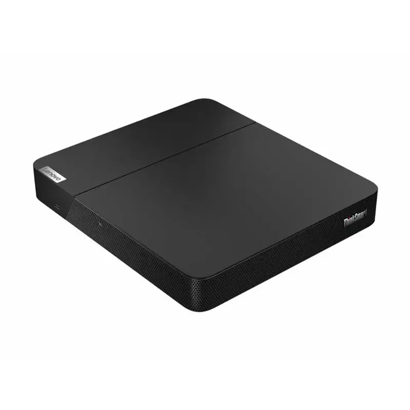 Controlador de conferência Lenovo ThinkSmart 12QL0004MT para Zoom, dispositivo compacto preto para controlo de reuniões
