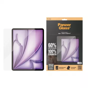 Película de proteção de ecrã PanzerGlass® iPad Air 13'' (2024-2026) | iPad Pro 13'' (2024-2025) | Ultra-Wide Fit