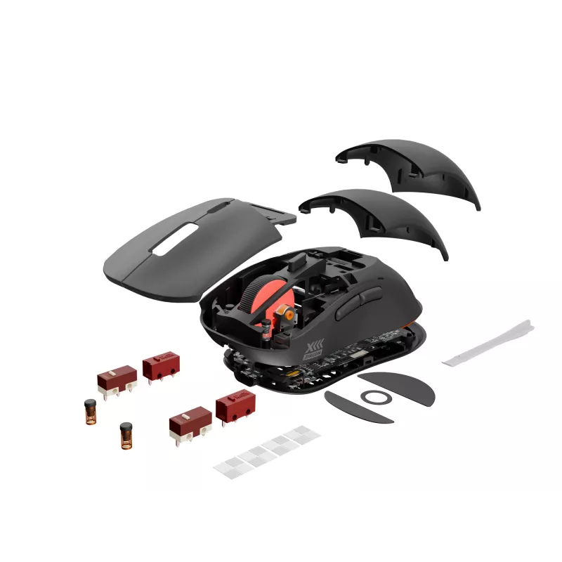 Rato gaming GENESIS Zircon XIII ambidestro RF sem fios + USB Type-C ótico 26000 DPI