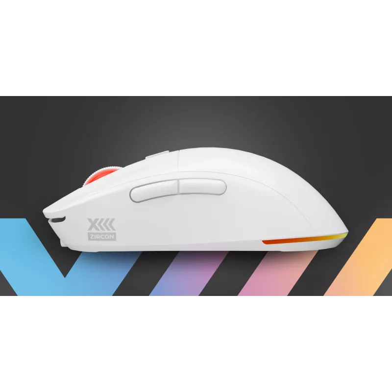 Rato gaming GENESIS Zircon XIII ambidestro RF sem fios + USB Type-C ótico 26000 DPI