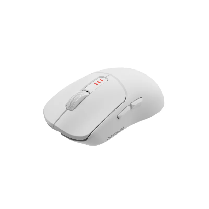 Rato gaming GENESIS Zircon 500 para destros RF sem fios + Bluetooth + USB Type-C ótico 10000 DPI