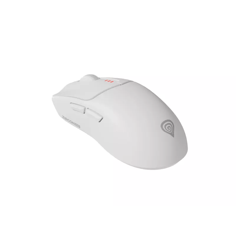 Rato gaming GENESIS Zircon 500 para destros RF sem fios + Bluetooth + USB Type-C ótico 10000 DPI