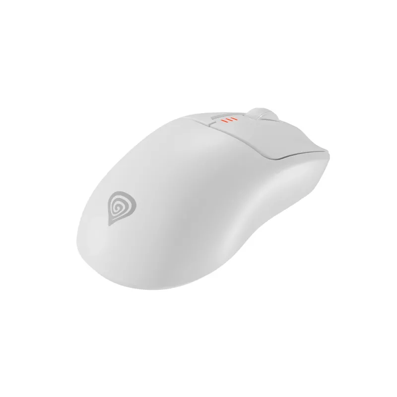 Rato gaming GENESIS Zircon 500 para destros RF sem fios + Bluetooth + USB Type-C ótico 10000 DPI