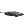 Genesis Thor 230 TKL teclado mecânico gaming com fios, US, Anchor Gray Negative, Outemu Red