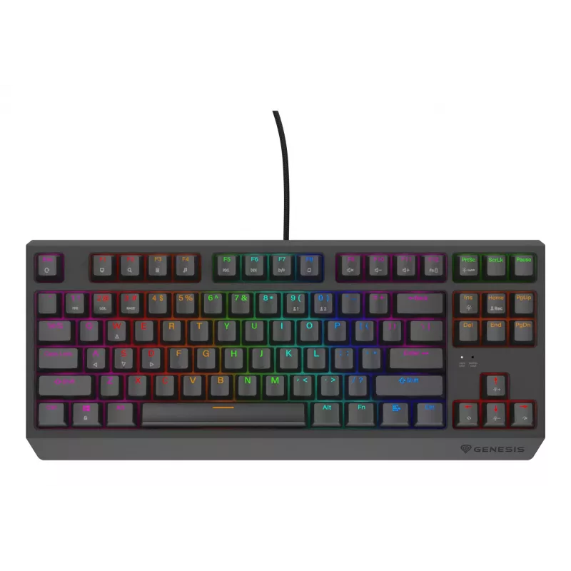 Teclado gaming GENESIS Thor 230 TKL Lite USB QWERTY inglês preto