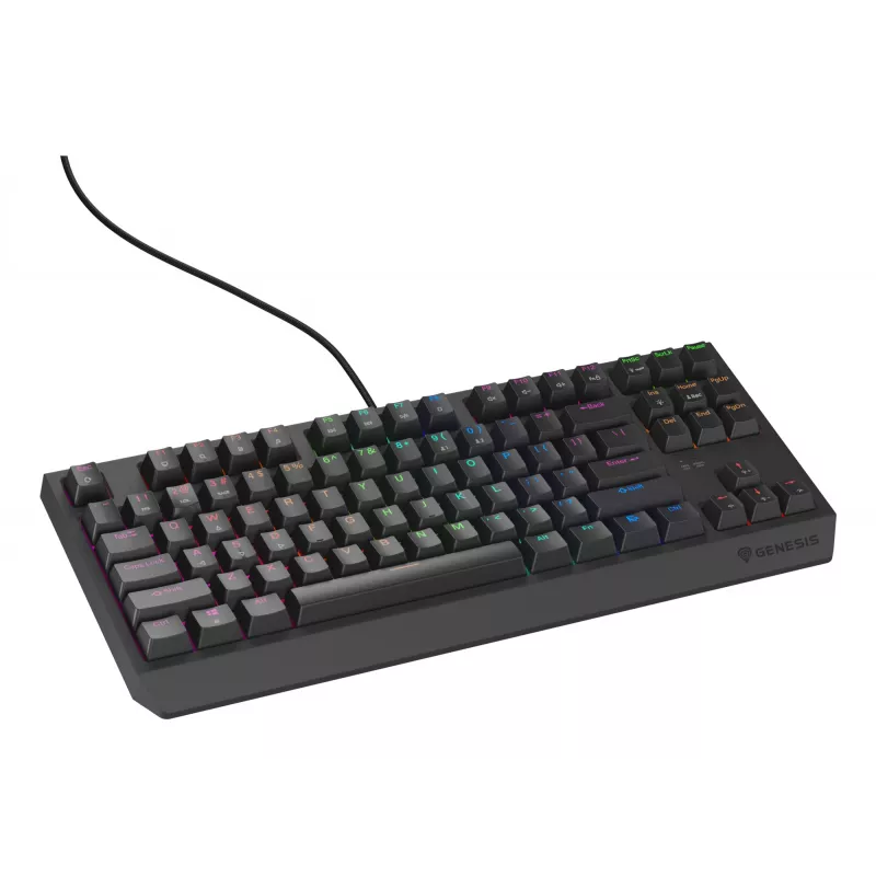 Teclado gaming GENESIS Thor 230 TKL Lite USB QWERTY inglês preto