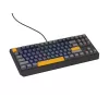 Teclado gaming GENESIS THOR 230 TKL USB + RF sem fios + Bluetooth QWERTY preto, azul, cinzento, laranja