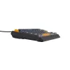 Teclado gaming GENESIS THOR 230 TKL USB + RF sem fios + Bluetooth QWERTY preto, azul, cinzento, laranja