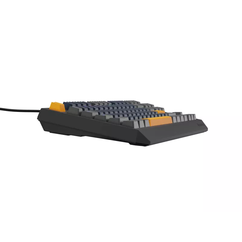 Teclado gaming GENESIS THOR 230 TKL USB + RF sem fios + Bluetooth QWERTY preto, azul, cinzento, laranja
