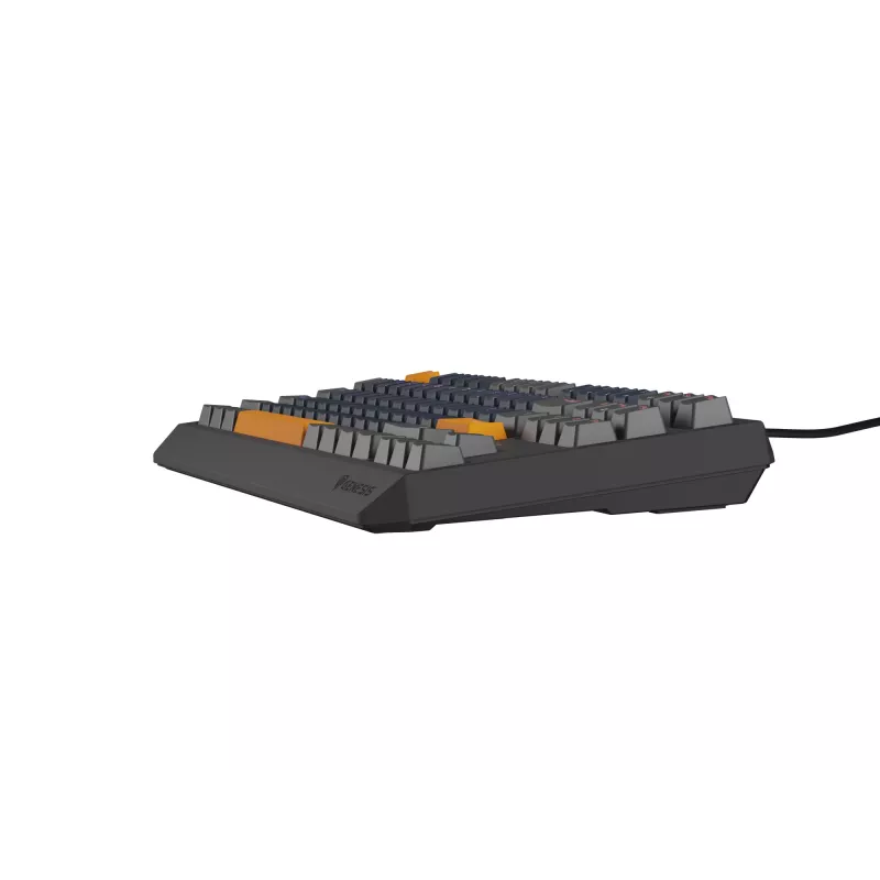 Teclado gaming GENESIS THOR 230 TKL USB + RF sem fios + Bluetooth QWERTY preto, azul, cinzento, laranja