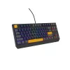 Teclado gaming GENESIS THOR 230 TKL USB + RF sem fios + Bluetooth QWERTY preto, azul, cinzento, laranja