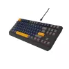 Teclado gaming GENESIS THOR 230 TKL USB + RF sem fios + Bluetooth QWERTY preto, azul, cinzento, laranja