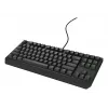 Teclado gaming mecânico Genesis Thor 230 TKL — tenkeyless, US QWERTY, switches Outemu Brown, RGB, 1000 Hz, USB