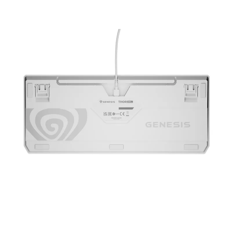 Genesis Thor 230 TKL teclado mecânico gaming com fios, US, branco, Outemu Brown
