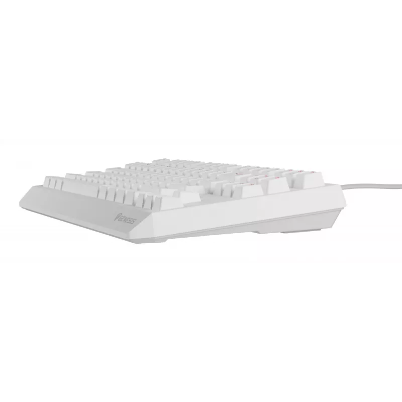 Teclado gaming tenkeyless GENESIS Thor 230 TKL — USB, RF Wireless, Bluetooth, QWERTY, branco