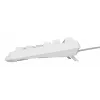 Teclado gaming tenkeyless GENESIS Thor 230 TKL — USB, RF Wireless, Bluetooth, QWERTY, branco