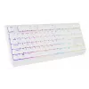 Teclado gaming tenkeyless GENESIS Thor 230 TKL — USB, RF Wireless, Bluetooth, QWERTY, branco