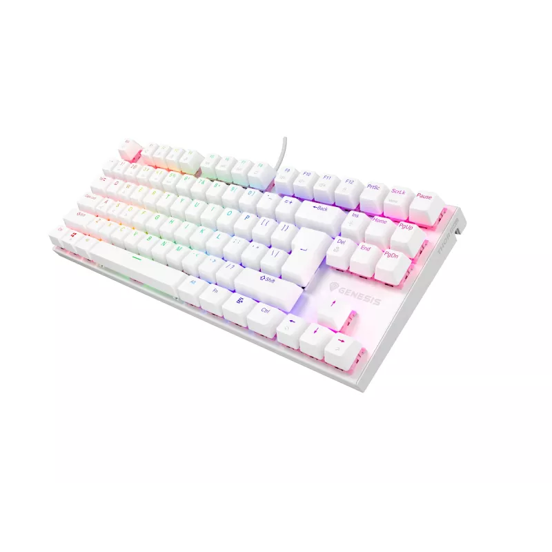Teclado gaming GENESIS Thor 303 TKL USB QWERTY US International branco