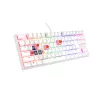 Teclado gaming GENESIS Thor 303 TKL USB QWERTY US International branco