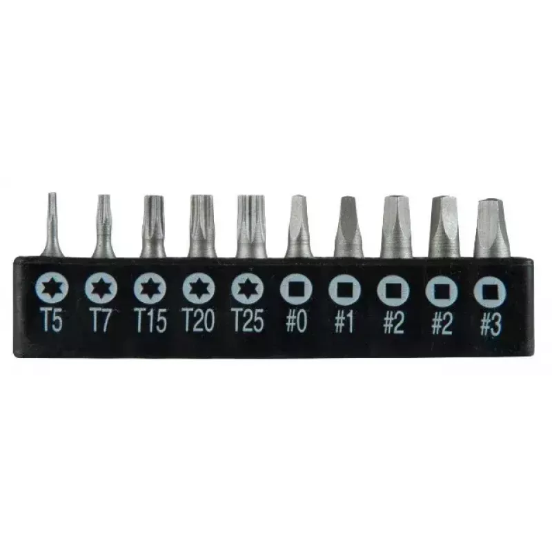 Conjunto de chaves de fendas manual STANLEY STHT0-62113 com pontas Phillips, Robertson e Torx, pontas magnéticas, punhos ergonómicos